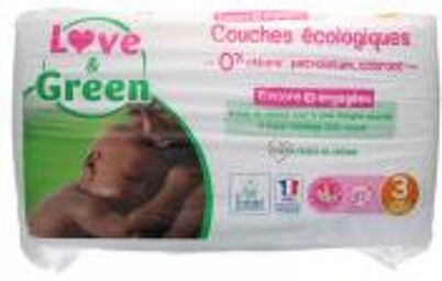 Couches Hypoallergéniques 52 Couches Taille 3 (4-9 kg) - Sachet 52 couches