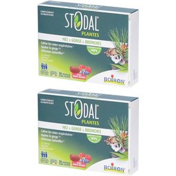 Stodal Plantes Pastilles nez, gorge & bronches Citron
