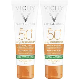 Capital Soleil Soin Matifiant 3-en-1 SPF 50+