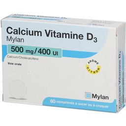 Calcium Vitamine D3 500 mg/400 UI