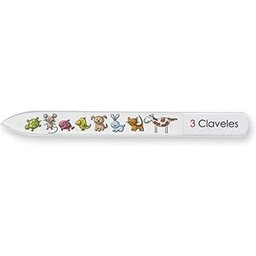 3 oeillets lime à ongles en verre bébé 9cm 1ud 1ud