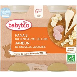 Panais DU Centre-Val DE Loire Jambon DE Nouvelle-Aquitaine dès 6 mois