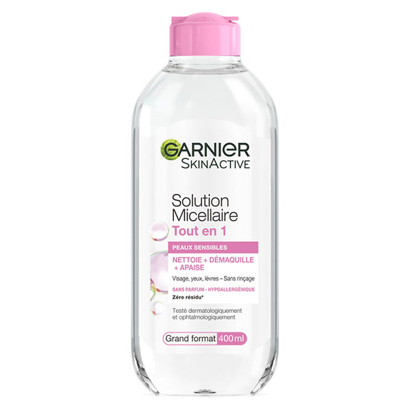 SkinActive Solution Micellaire Tout en 1 Peau Sensible 400ml