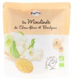 Les Moulinés Chou-Fleur et Boulgour 8 Mois et + Bio 180 g - Doypack 180 g