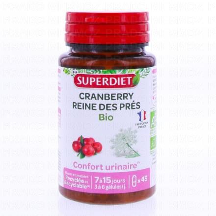 Cranberry et Reines des Près Bio 45 gélules