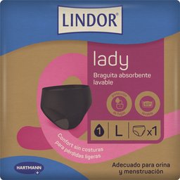Lady Ropa Interior Lavable Menstruación y Pérdidas de Orina Talla L