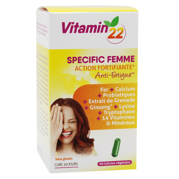 Vitamin 22 Specific Femme 60 gélules