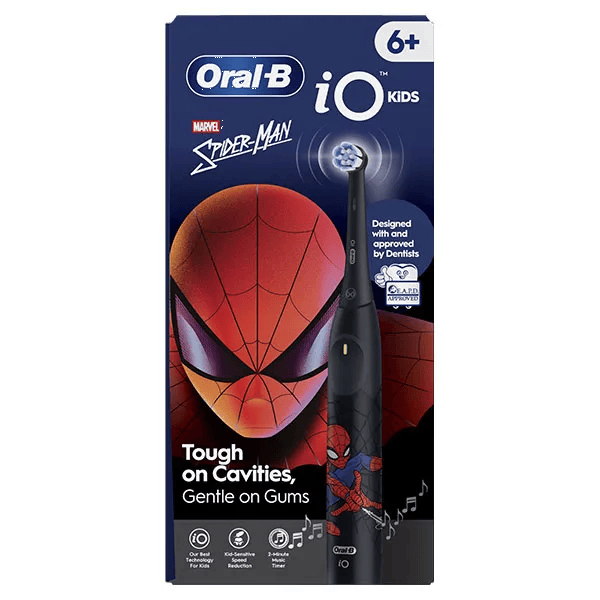 iO Kids Marvel Spiderman Brosse À Dents Électrique Pour Enfants De 6 Ans+