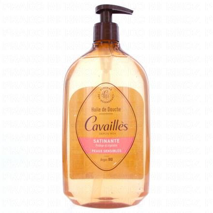 CAVAILLES Huile de Douche Satinante à l'argan 750ml