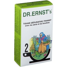 DR. ERNST's Nr 2 Tisane Dépurative-Transit avec du séné et du bouleau