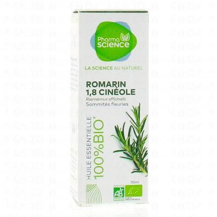 Huile essentielle de Romarin 1.8 Cinéole bio flacon 10 ml