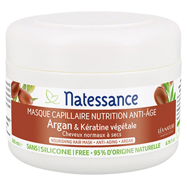Masque Capillaire Nutrition Anti-âge Argan & Kératine Végétale 200ml