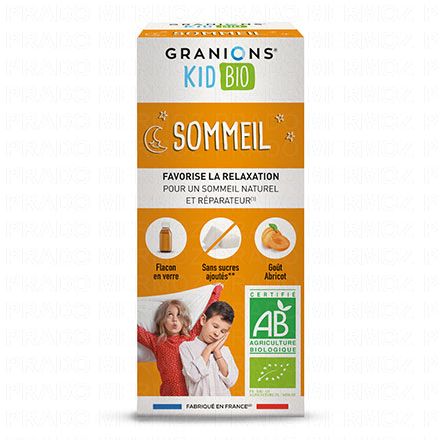 Kid bio Sommeil saveur abricot 125ml