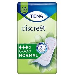 Discreet Serviettes Absorbant d'Urine Léger Normal 24uts
