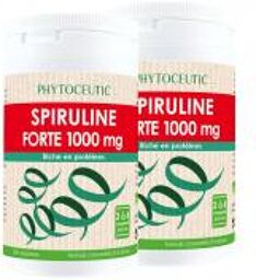 Spiruline Forte 1000 mg Lot de 2 x 100 Comprimés - Lot 2 x 100 Comprimés