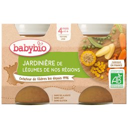 Jardinière DE Légumes DE NOS Régions dès 4 mois