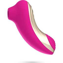 2in1 Tapping & Sucking Vibrator Pink 1ud