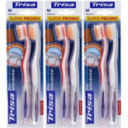 Trisa Brosse à dents Pro Interdental Duo Moyenne