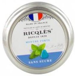 Ricqlès Pastilles à la Menthe Forte Sans Sucre 45 g - Boîte 45 g