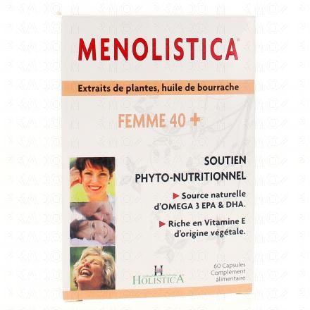 Menolistica femme 40+ ménopause boîte de 60 capsules