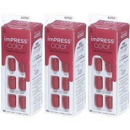 Kiss Impress Color Kit Faux-Ongles Gel – Rose Court