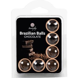 Secretplay Set boules brésiliennes Chocolat 6 pièces