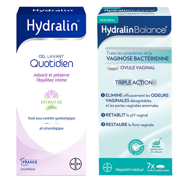 Balance® Ovule Vaginal Contre Vaginose Bactérienne 7 ovules et Quotidien 400ml
