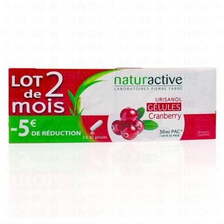 Confort Urinaire Entretien Urisanol lot de 2 boîtes de 30 gélules