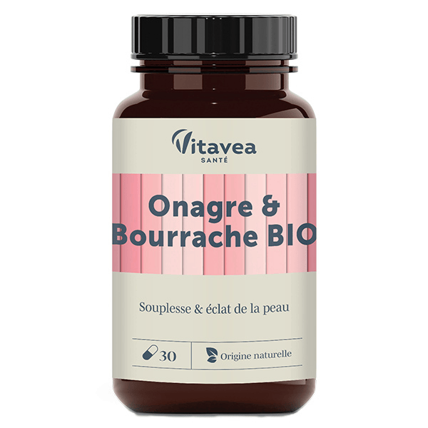 Nutrisanté Les Nutri'Sentiels Bio Onagre Bourrache - 30 gélules