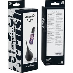 Set Douche & Go Ducha Anal 90ml + Lubricante 50ml