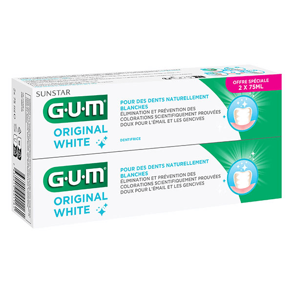 Dentifrice Original White Blancheur Lot de 2 x 75ml
