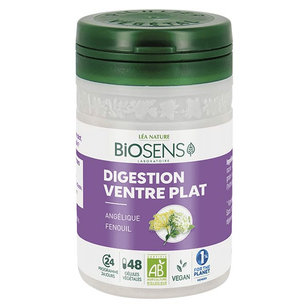 Digestion Ventre Plat Bio 48 gélules végétales