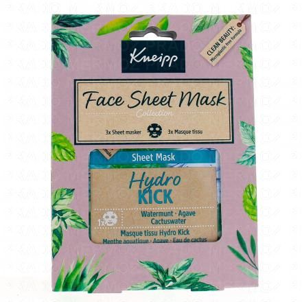 Face Sheet Mask Collection - Masque tissu x3