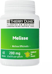 Mélisse 200 mg : Conditionnement - 180 gélules