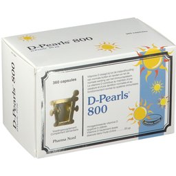 D-Pearls 800 | vitamine D | Immunité + Os & dents