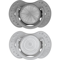 Tétine Dynamic Harmony Gris clair - Gris foncé 0-3mois