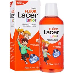 Lacer® Bain de Bouche Fluor 0,05 % Goût Fraise 500 ml