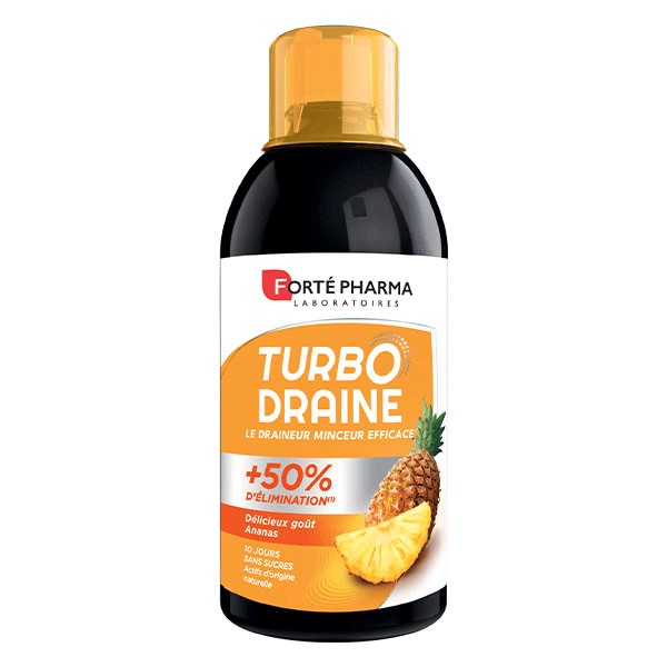 TurboDraine Ananas Draineur Minceur Elimination 500ml
