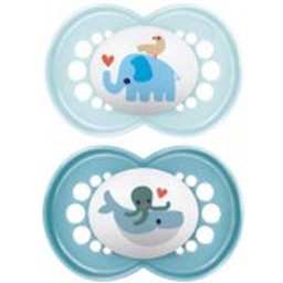 Original Classique Sucette Silicone +6 Mois 2 Unités