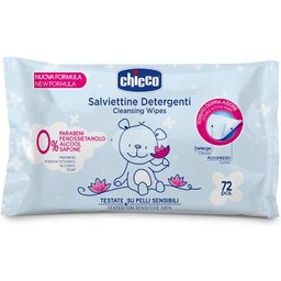 Lingettes Lingettes pour le corps Lingettes pour le visage Mains 72U Bleu