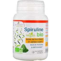 3 Chênes Bio Spiruline De Production Biologique 60 Comprimés