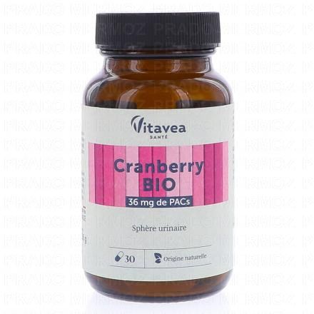 BIO Cranberry 30 gélules 36mg pacs