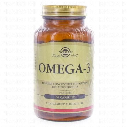 Oméga-3 flacon de 60 capsules