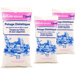 Annedelona Éco-Recharge 84 Soupes Au Chou Minceur Brûle Graisses 3x300g