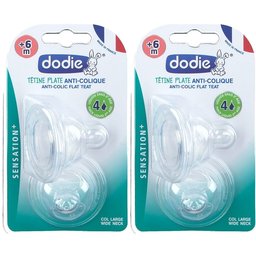 Dodie® Sensation+ tétine en silicone 2ème âge débit 4