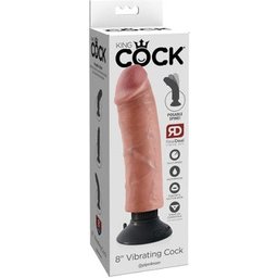 Dildo Vibrator 20.32cm Natural 1pc
