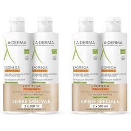 - Exomega Control Gel Moussant Émollient Peau Atopique