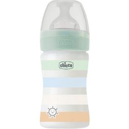 Well Being Colors Biberão Silicone Fluxo Lento 0M+ Verde 150ml