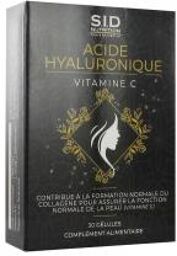 Acide Hyaluronique Vitamine C 30 Gélules - Boîte 30 gélules