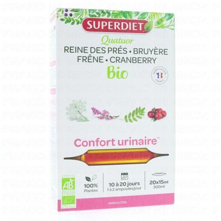 Quatuor urinaire bio 20 ampoules